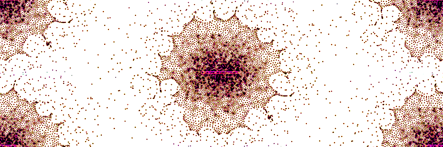 Delaunay Explosion - accidental generative art algorithm created by Anton Hoyer in MATLAB